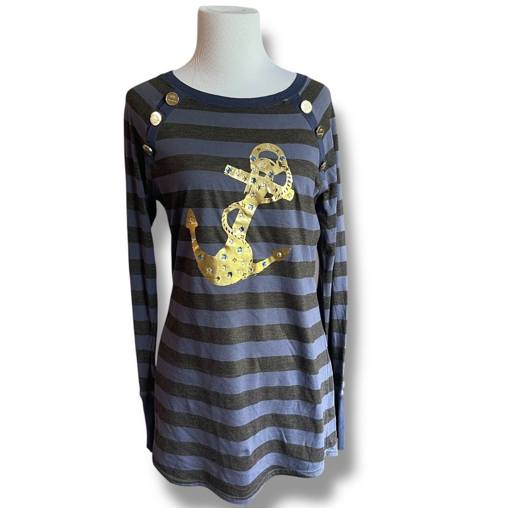 Yvette Mandell Anchor NWT Top